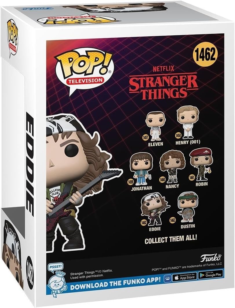 Funko Pop TV: Hunter Eddie w/Guitar Stranger Things