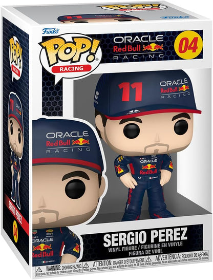 Funko Pop Racing: Sergio Perez con gorra - Red Bull F1