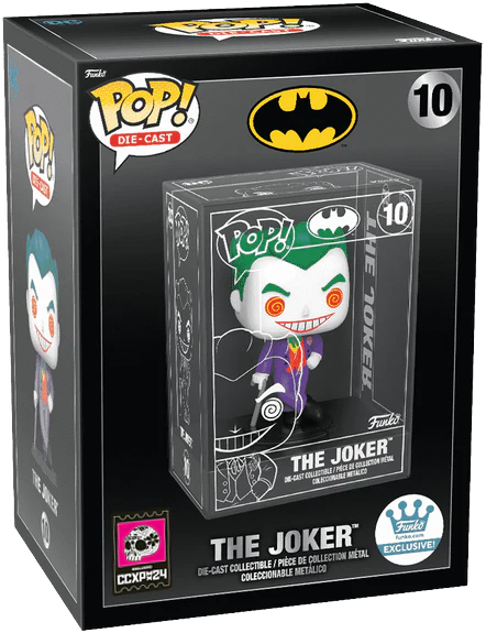 Funko Pop Die Cast Joker Metálico Exclusivo CCXP 2024