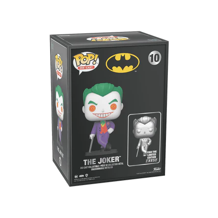 Funko Pop Die Cast Joker Metálico Exclusivo CCXP 2024