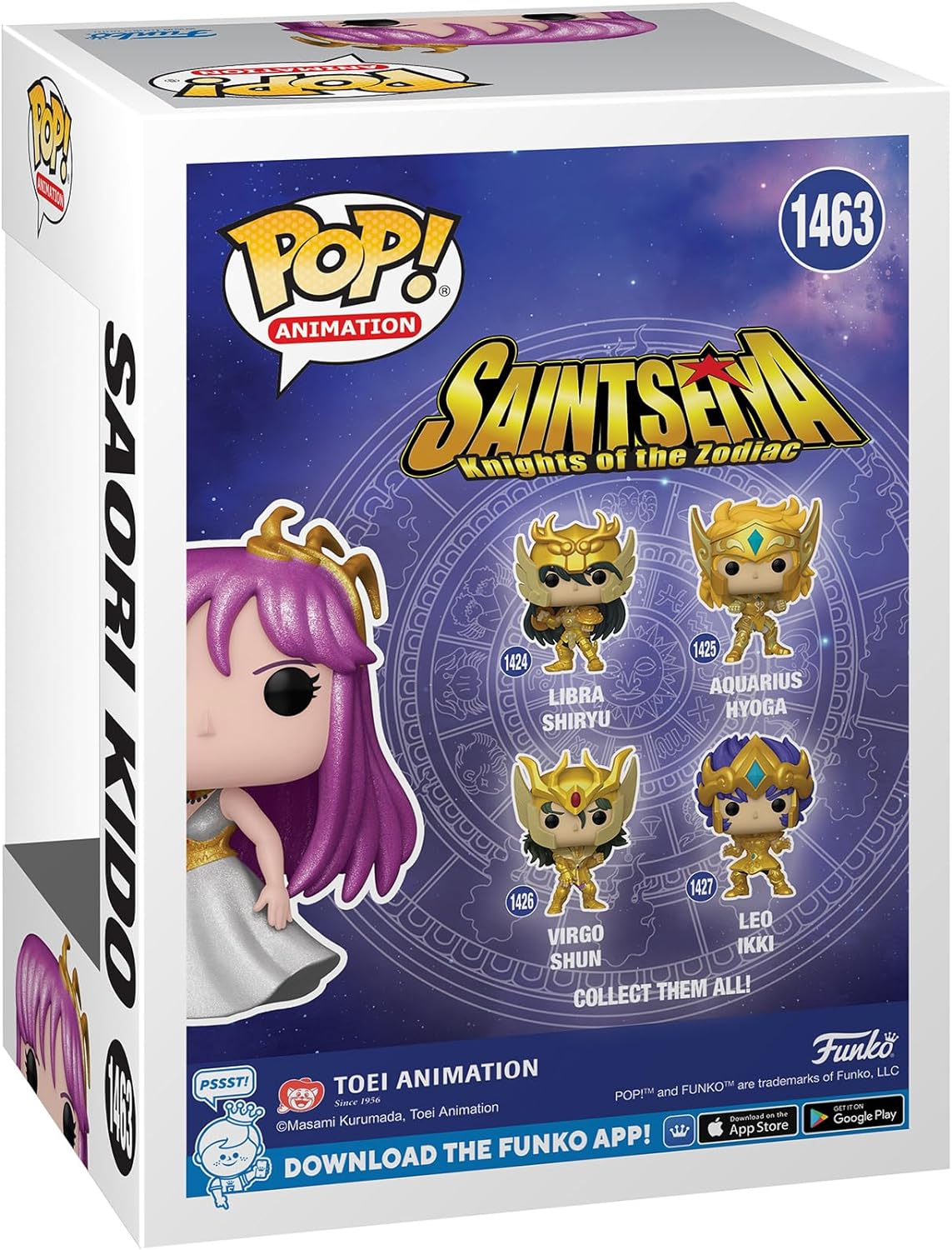 Funko Pop ANIME: Saori Kido in Diamond Collection Glitter (AE Exclusive)  Caballeros del Zodiaco