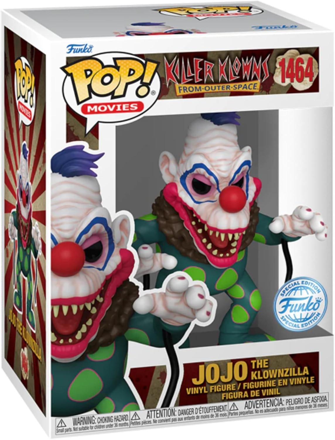 Funko Pop Movies: Killer Klowns from Outer Space - JoJo con cuerdas Exclusive