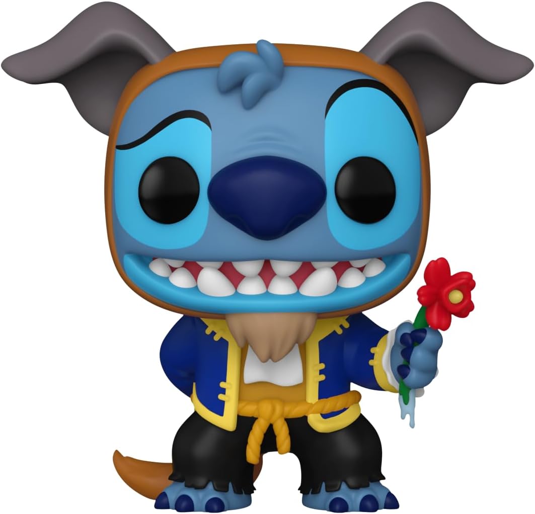 Funko Pop Disney Stich como Bestia (La bella y la Bestia)