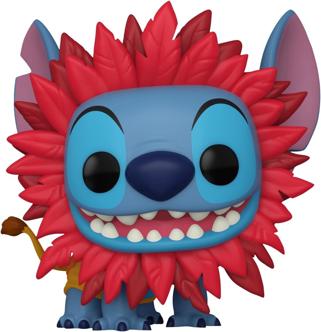 Funko Pop Disney Stitch como Simba (El rey León)