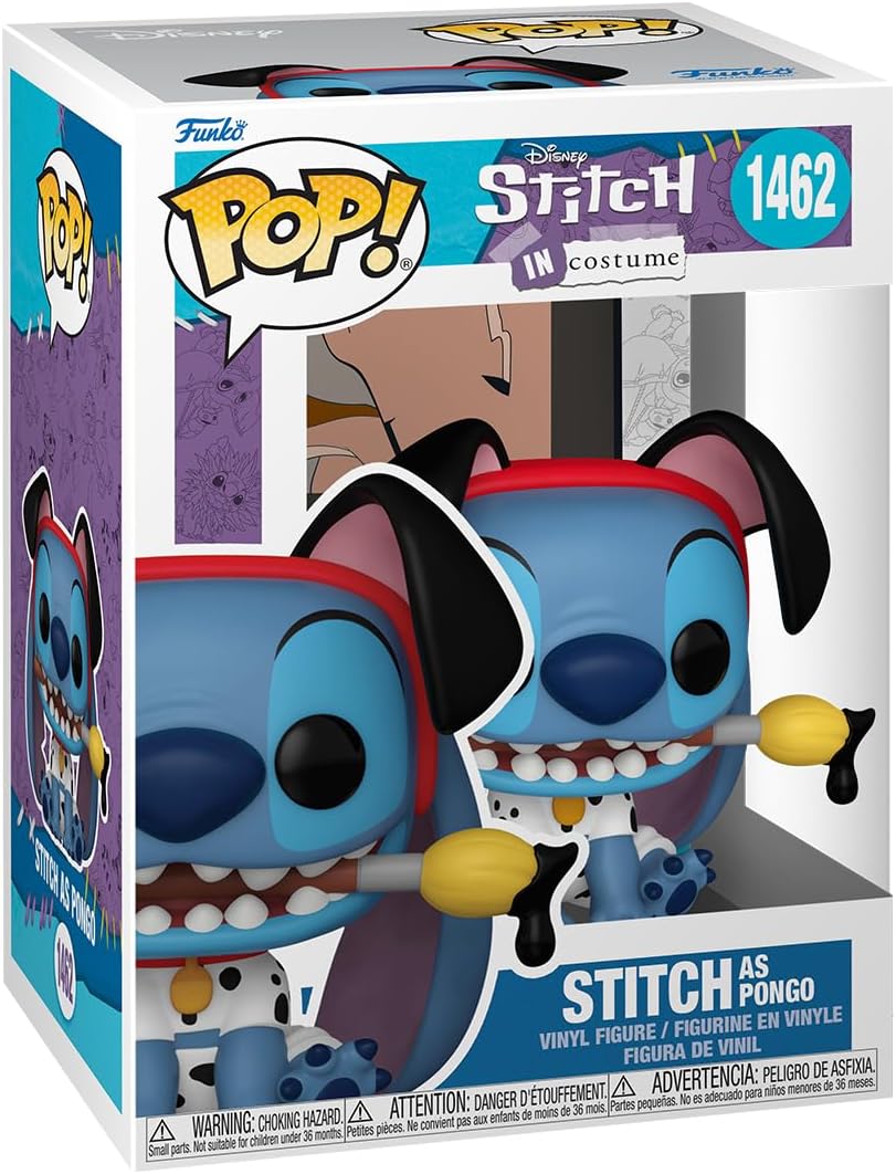 Funko Pop Disney Stitch como Pongo (101 Dalmatas)