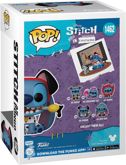 Funko Pop Disney Stitch como Pongo (101 Dalmatas)