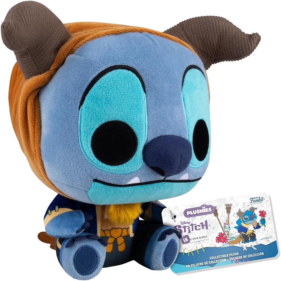 Funko Pop Disney Peluche Stitch Como Bestia (La bella y la Bestia)