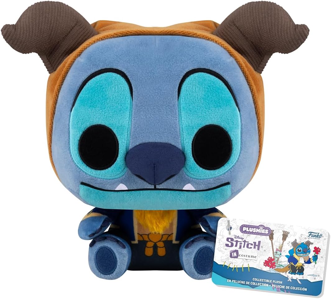 Funko Pop Disney Peluche Stitch Como Bestia (La bella y la Bestia)
