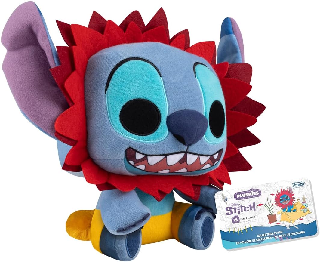 Funko Pop Disney Peluche Stitch Como Simba (El rey León)