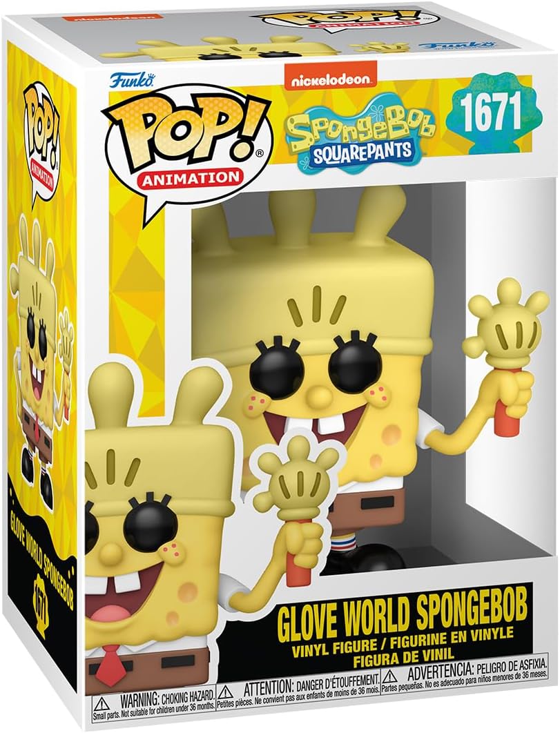 Funko Pop: Bob Esponja 25 Aniversario - Bob Esponja Mundo Guante