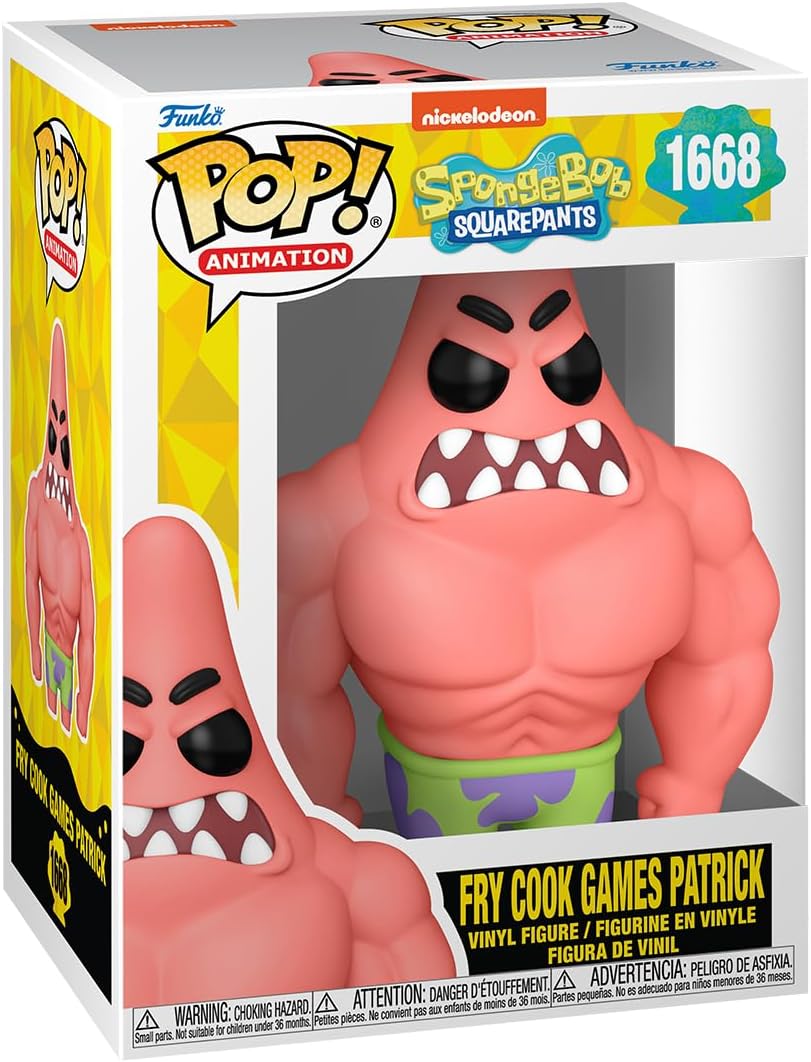 Funko Pop Animation: Bob Esponja 25 Aniversario- Patricio Musculoso