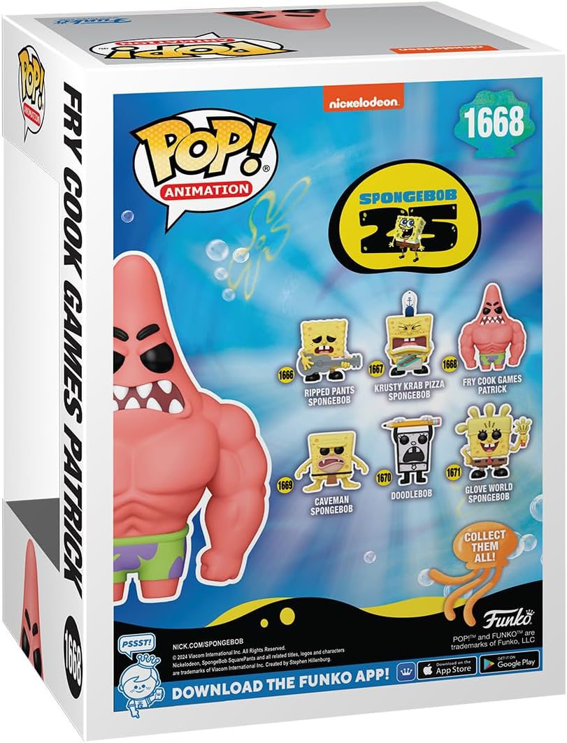 Funko Pop Animation: Bob Esponja 25 Aniversario- Patricio Musculoso