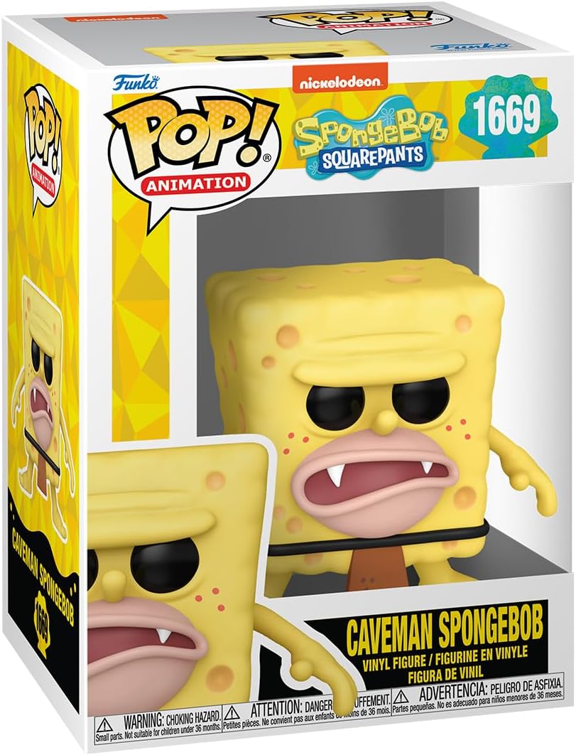 Funko Pop: Bob Esponja 25 Aniversario - Bob Primitivo