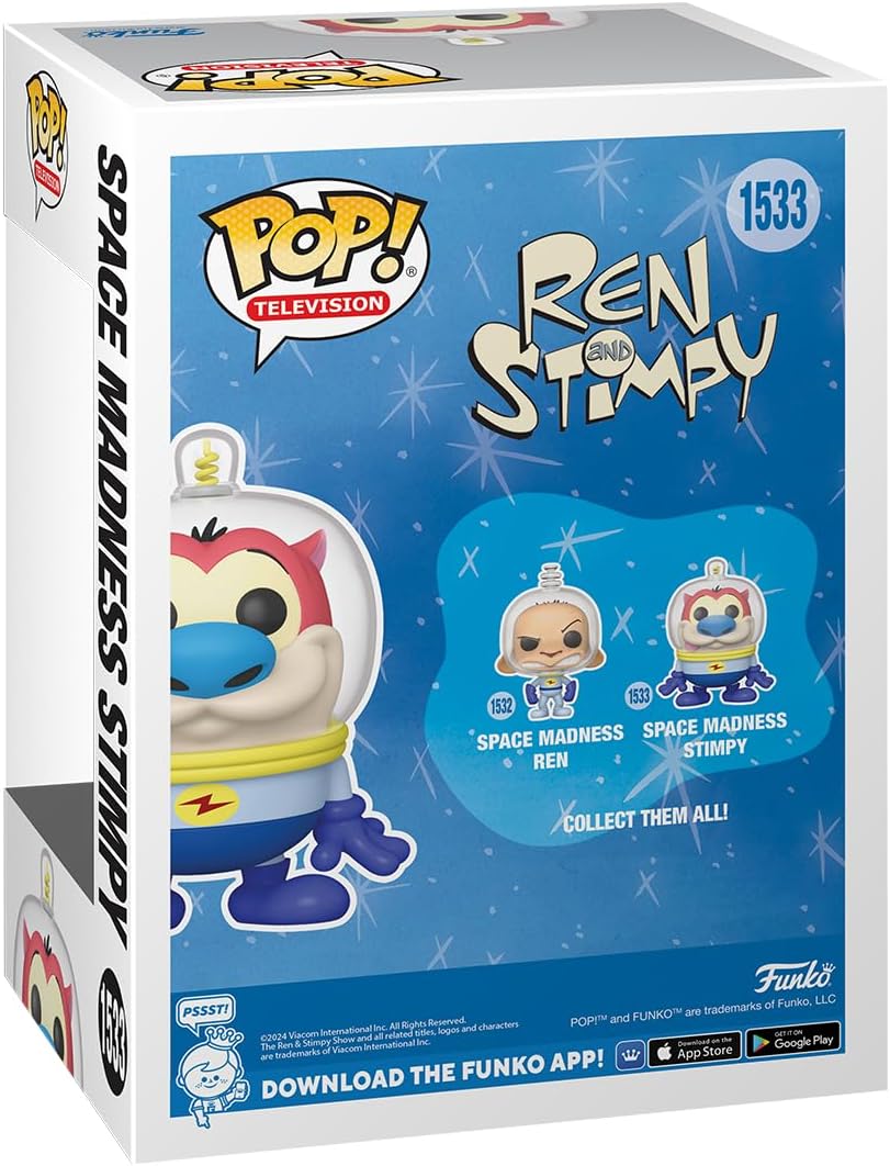 Funko Pop: Ren y Stimpy - Stimpy Traje Espacial Exclusivo