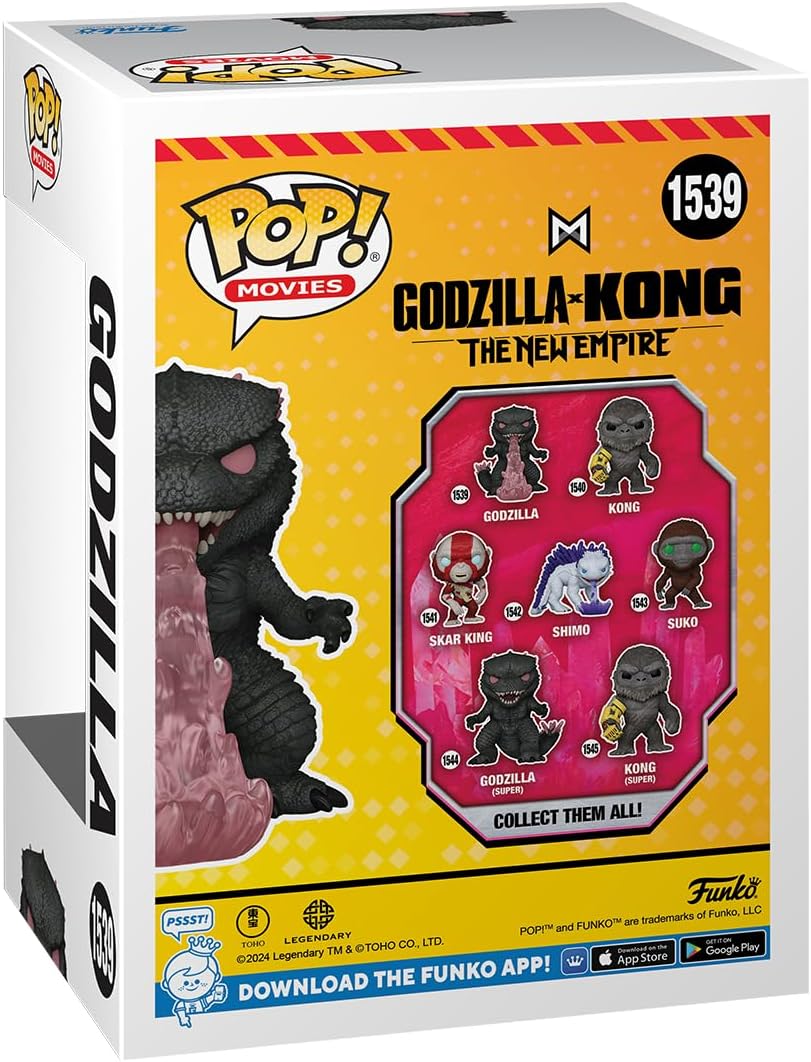 Funko Pop Movies: Godzilla x Kong The New Empire 2024 - Godzilla Con Rayo De Calor