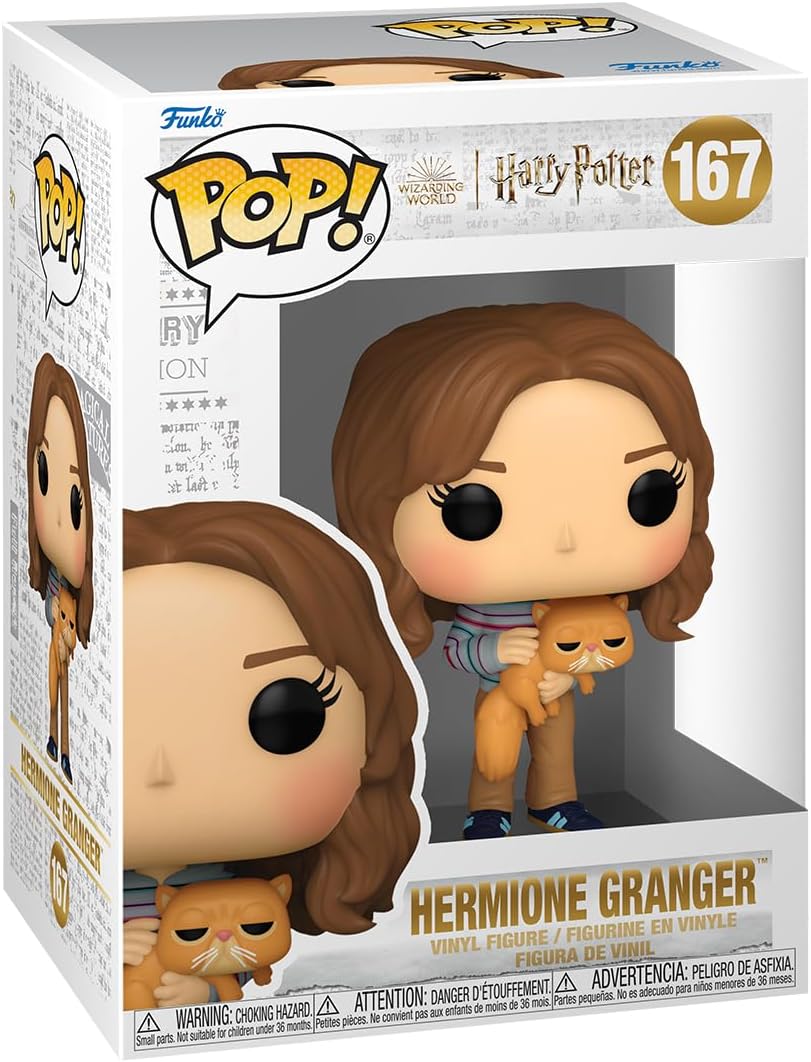 Funko Pop Movies: Harry Potter Prisoner of Azkaban - Hermione Granger with CrookshanksHermione con Crookshanks