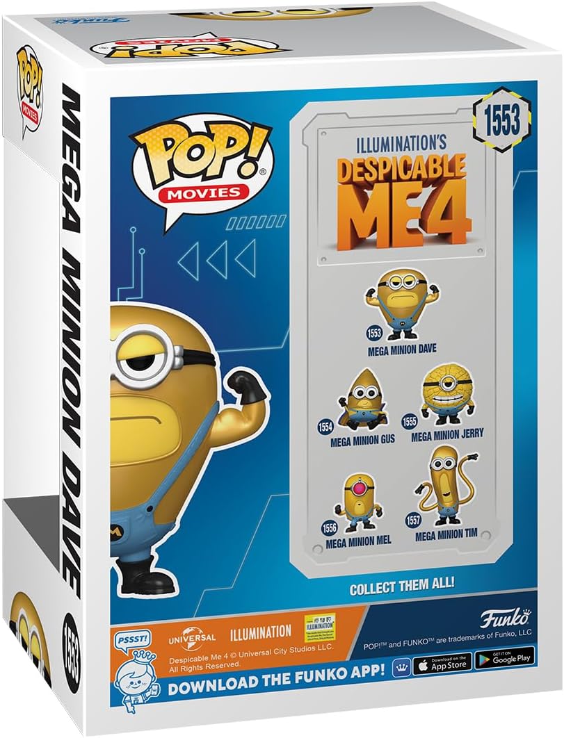 Funko Pop Movies: Mega Minion Dave (1553)