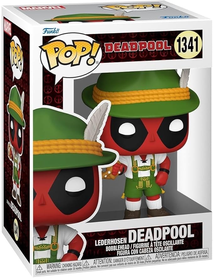 Funko Pop Marvel: Deadpool Atuendo Lederhosen