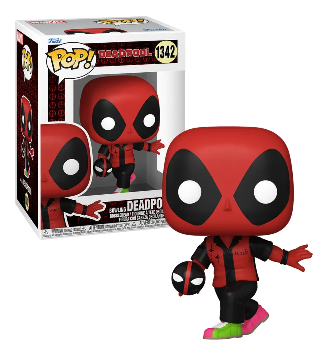 Funko Pop Marvel: Deadpool- Deadpool Atuendo Boliche