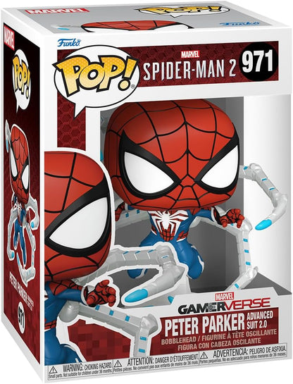 Funko Pop Games: SpiderMan 2 - Peter Parker Traje Avanzado 2.0
