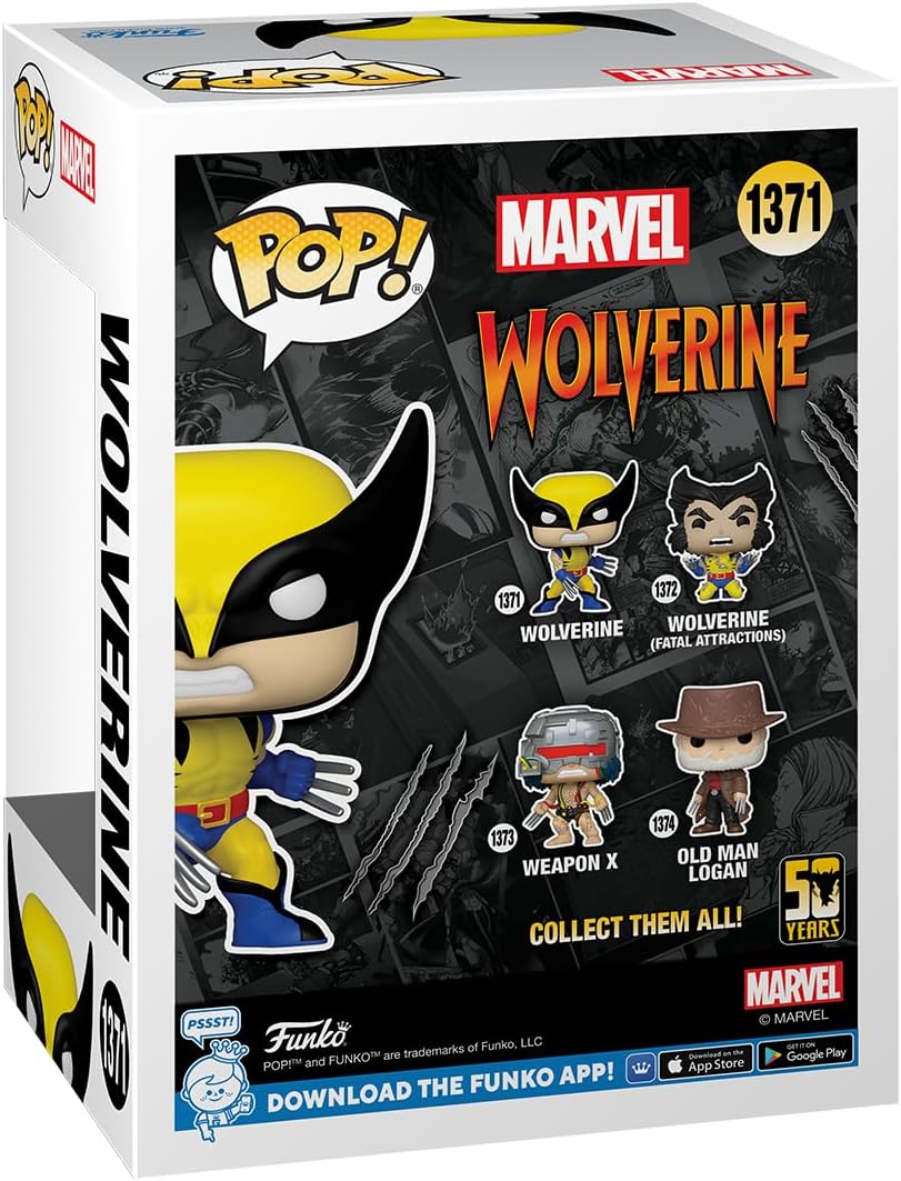 Funko Pop Marvel: Wolverine 50 Aniversario - Wolverine Classic