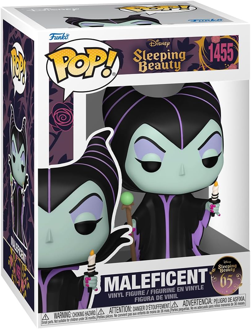 Funko Pop Disney: La Bella Durmiente 65 Aniversario - Malefica con vela
