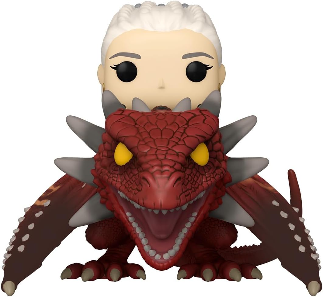 Funko Pop Rides Deluxe: Game of Thrones House of Dragon - Rhaenys Targaryen con Meleys