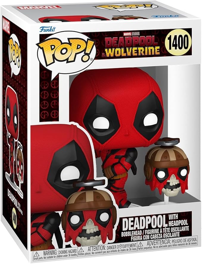 Funko Pop: Deadpool y Wolverine - Deadpool y Headpool