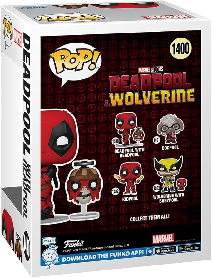 Funko Pop: Deadpool y Wolverine - Deadpool y Headpool