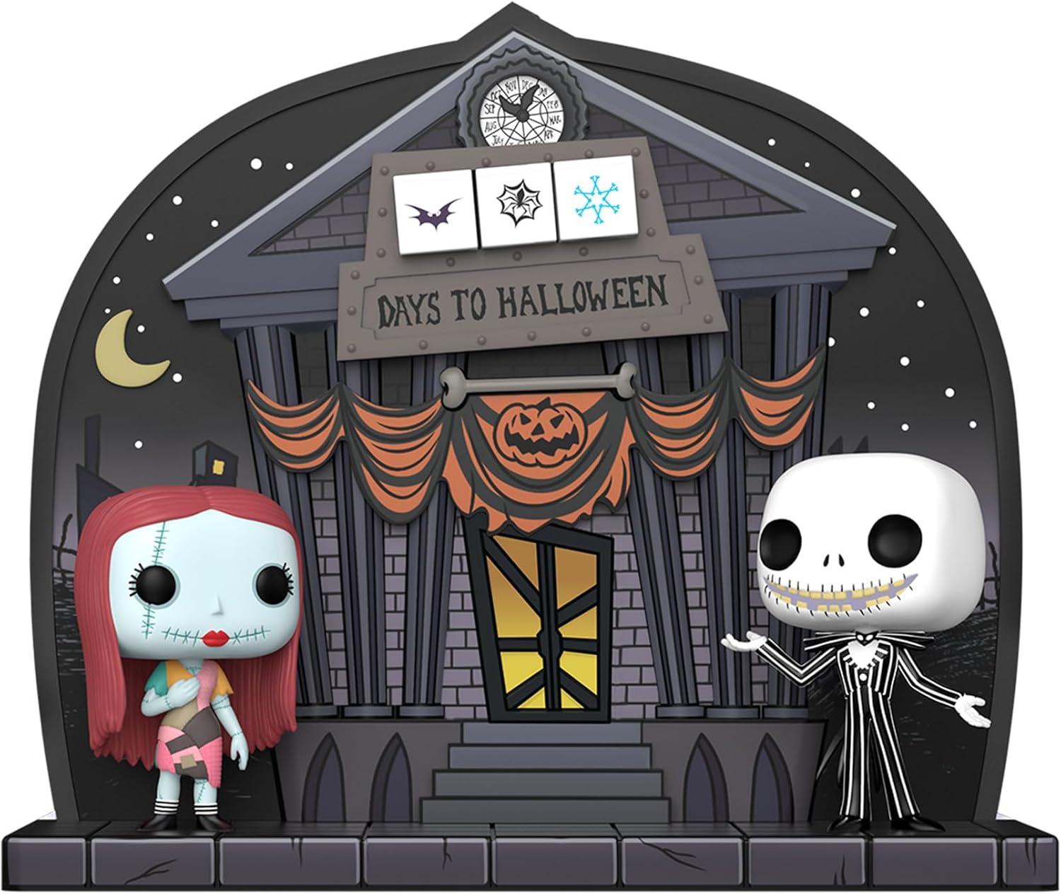 Funko Calendario de Adviento: Disney Mundo De Jack - Jack y Sus Amigos Calendario Doble Vista