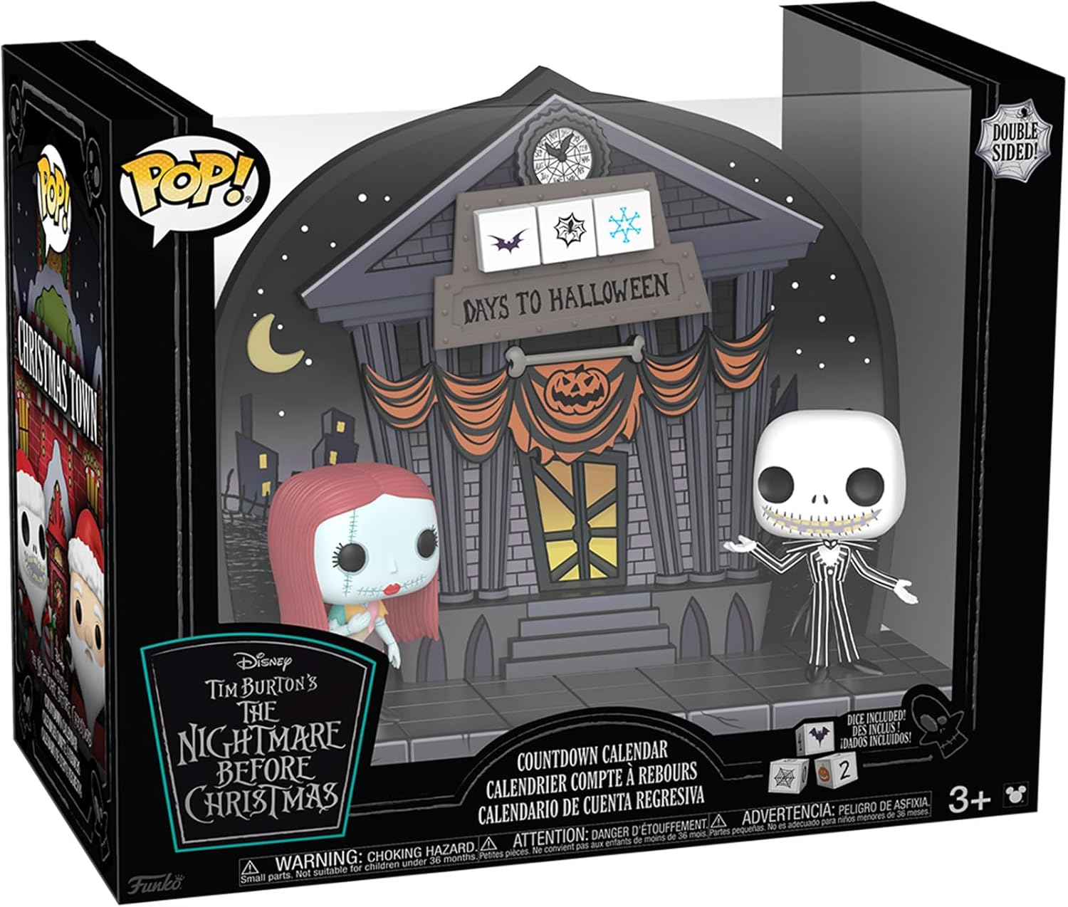 Funko Calendario de Adviento: Disney Mundo De Jack - Jack y Sus Amigos Calendario Doble Vista