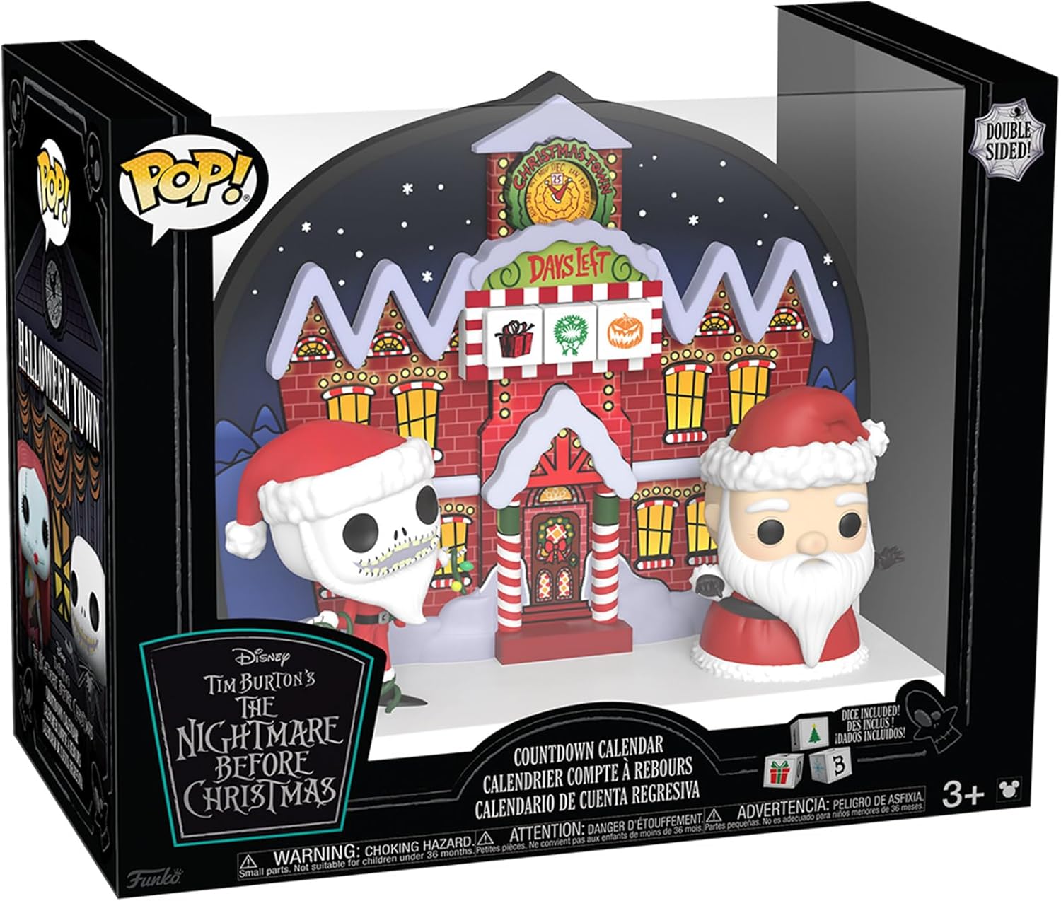 Funko Calendario de Adviento: Disney Mundo De Jack - Jack y Sus Amigos Calendario Doble Vista