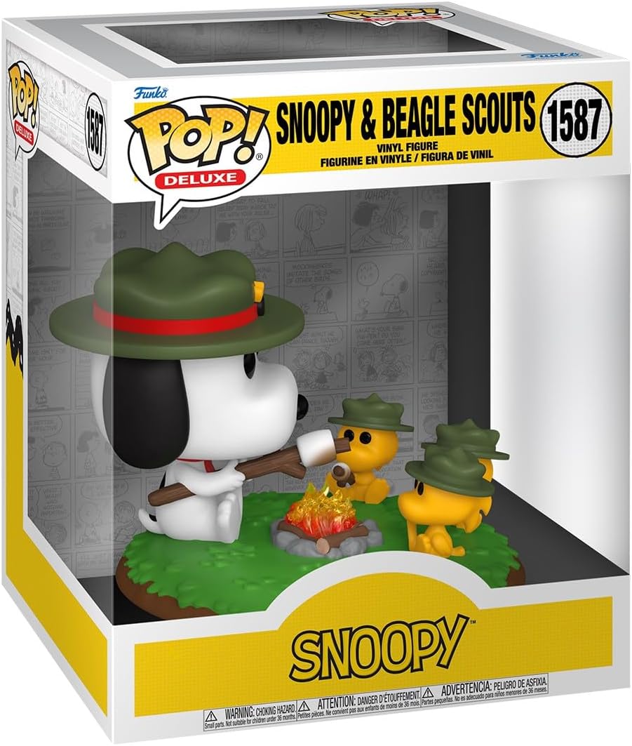 Funko Pop: Peanuts - Snoopy con Woodstock Acampando 6"