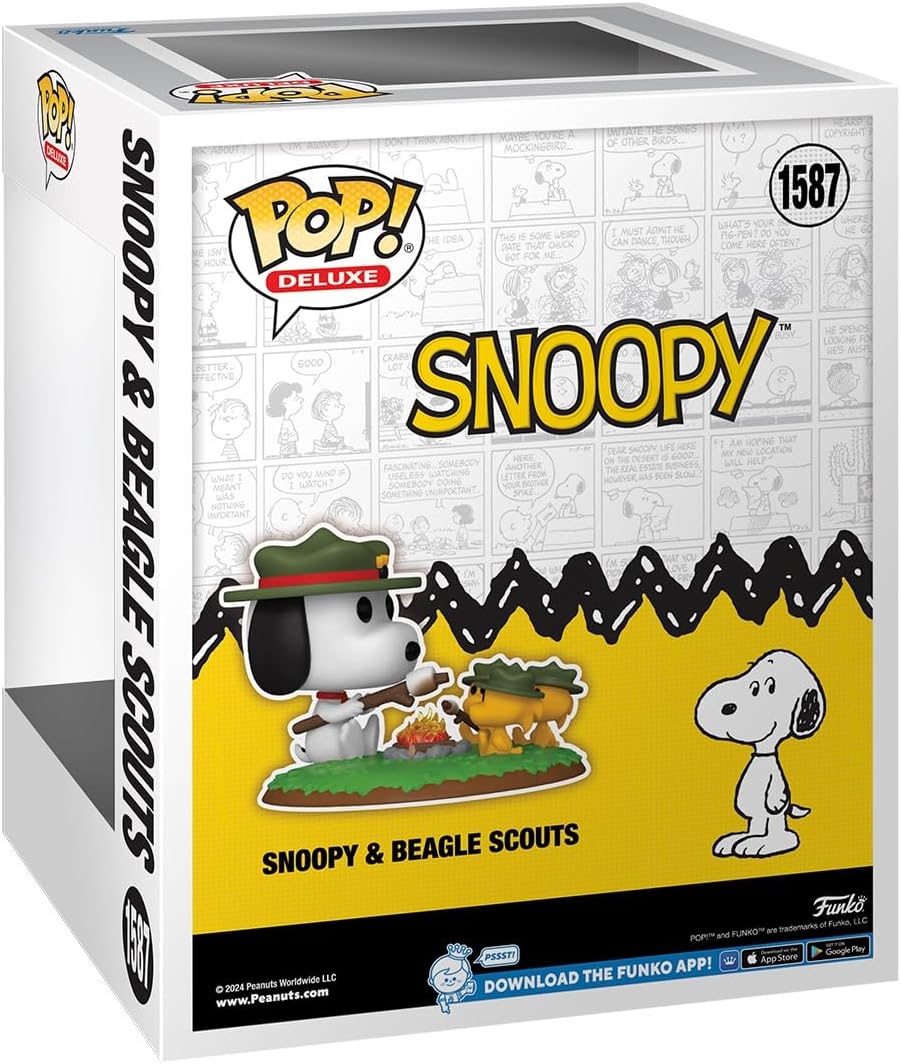 Funko Pop: Peanuts - Snoopy con Woodstock Acampando 6"