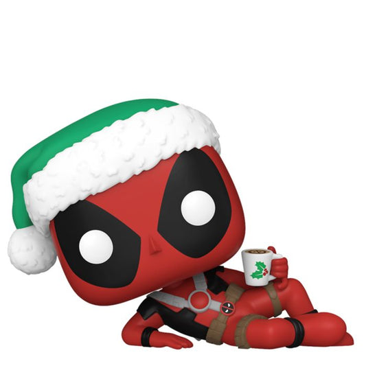 Funko Pop Marvel: Deadpool Navidad Con Taza