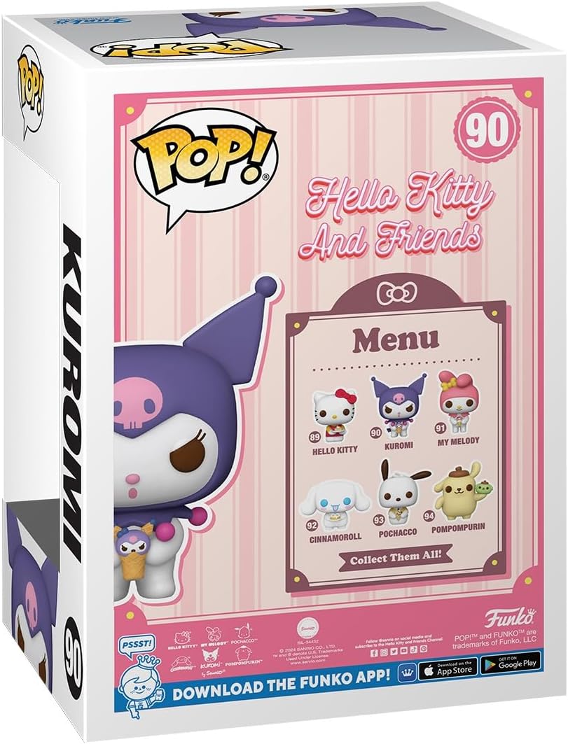 Funko Pop Sanrio: Hello Kitty - Kuromi con Helado