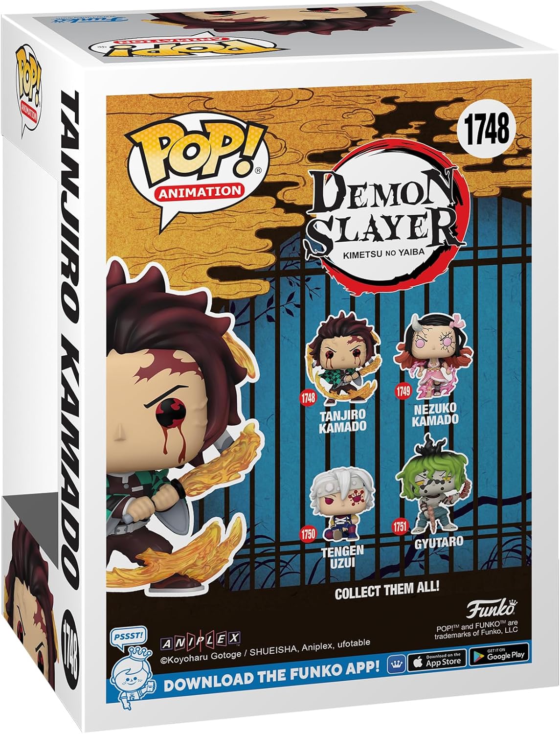Funko Pop Animation: Demon Slayer - Tanjiro Respiración Solar