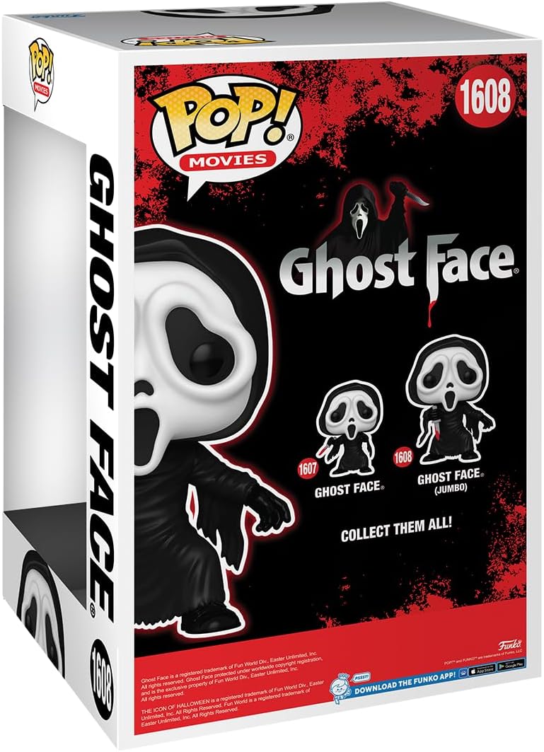 Funko Pop Jumbo: Ghostface - Ghostface 10 Pulgadas
