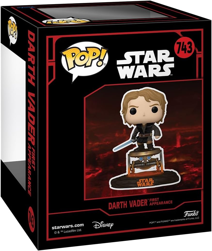 Funko Pop: Star Wars The Dark Side - Darth Vader Primera Apariencia 6"