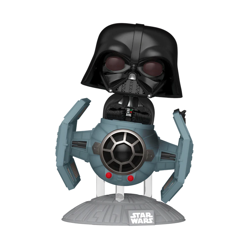 Funko Pop: Star Wars The Dark Side - Tie Fighter Avanzado Con Vader 6"