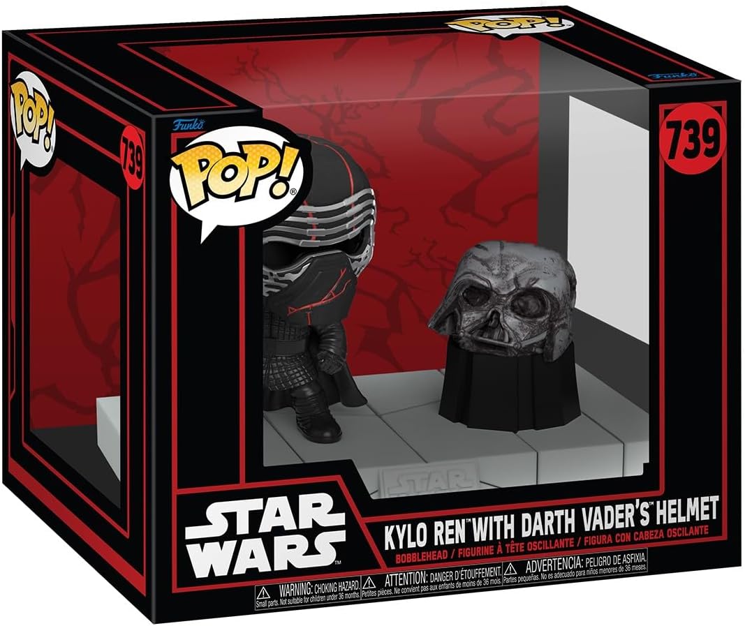 Funko Pop: Star Wars The Dark Side - Kylo Ren Con Casco Darth Vader 6"
