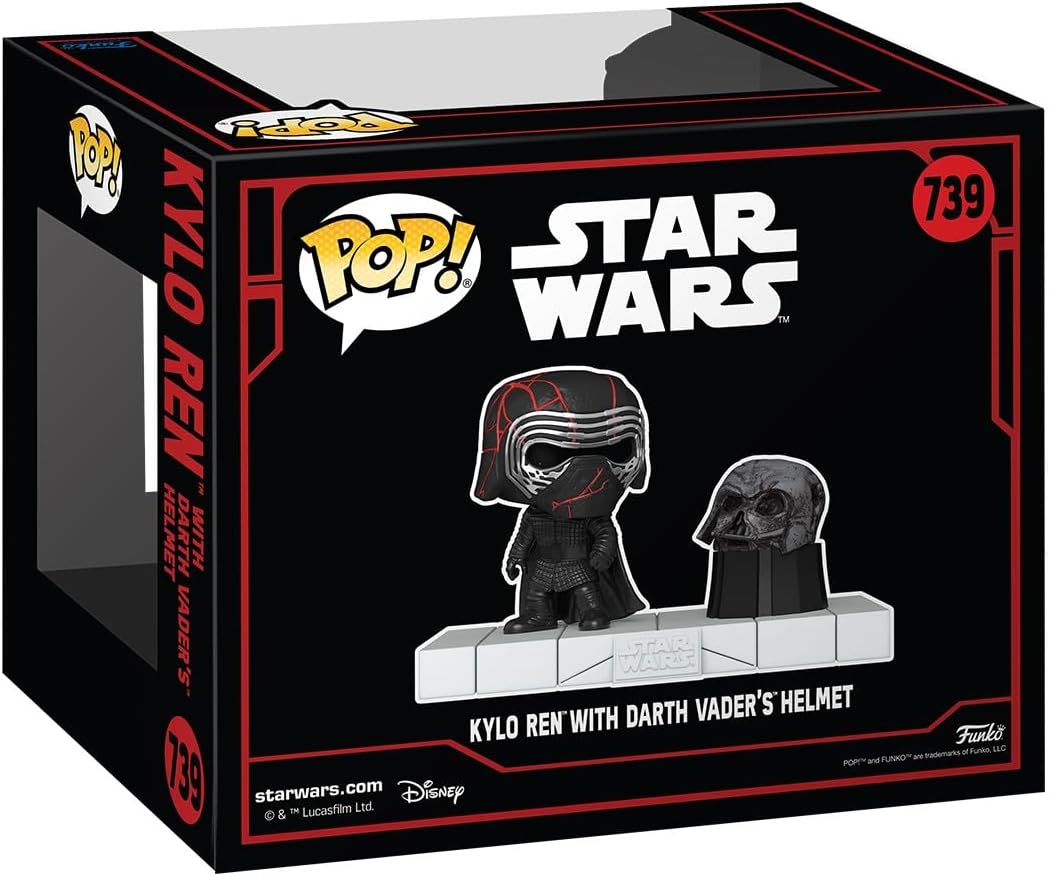 Funko Pop: Star Wars The Dark Side - Kylo Ren Con Casco Darth Vader 6"