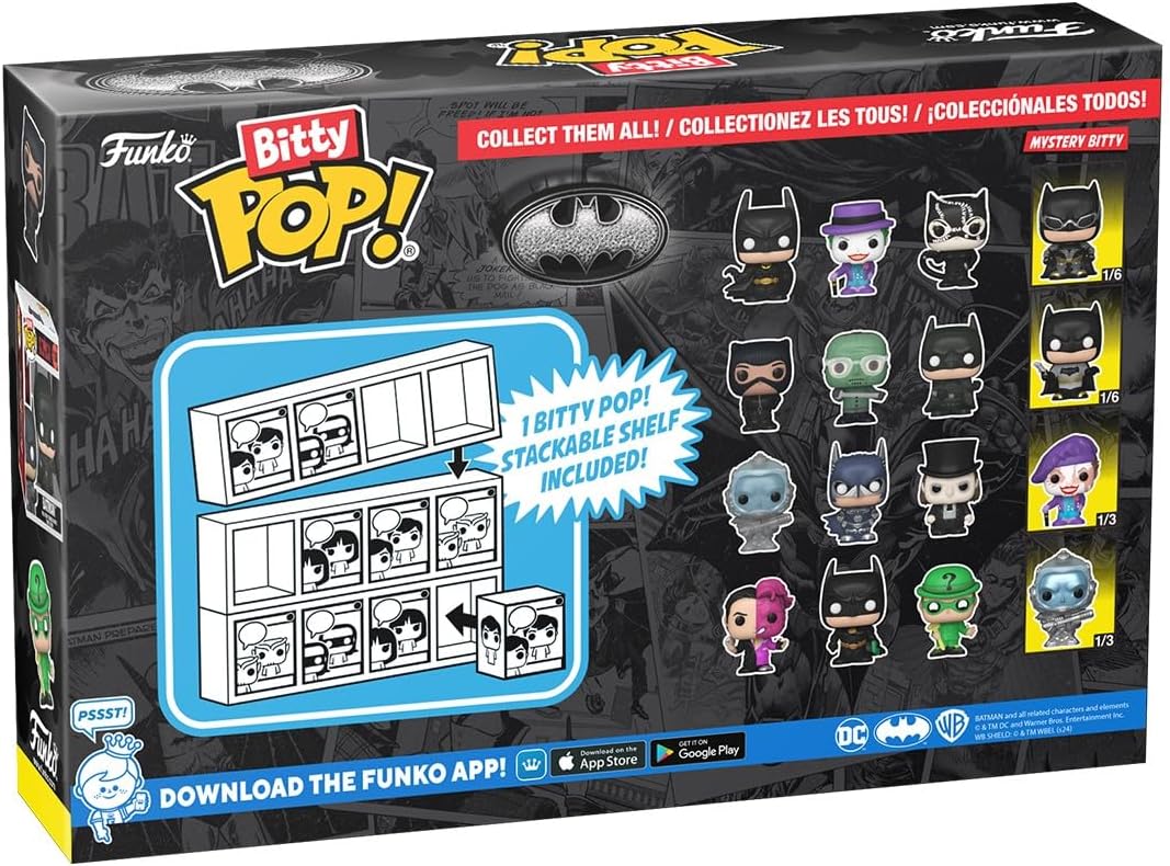 Funko Bitty Pop: DC Batman 85 Aniversario - Batman 4 Pack