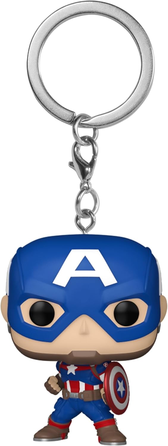 Funko Pop Llavero: Marvel New Classics - Capitan America