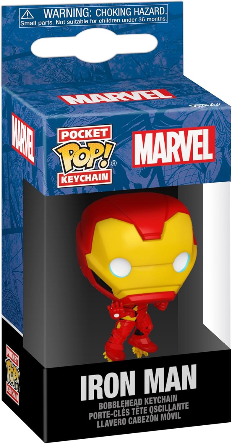 Funko Pop Llavero: Marvel New Classics - Iron Man