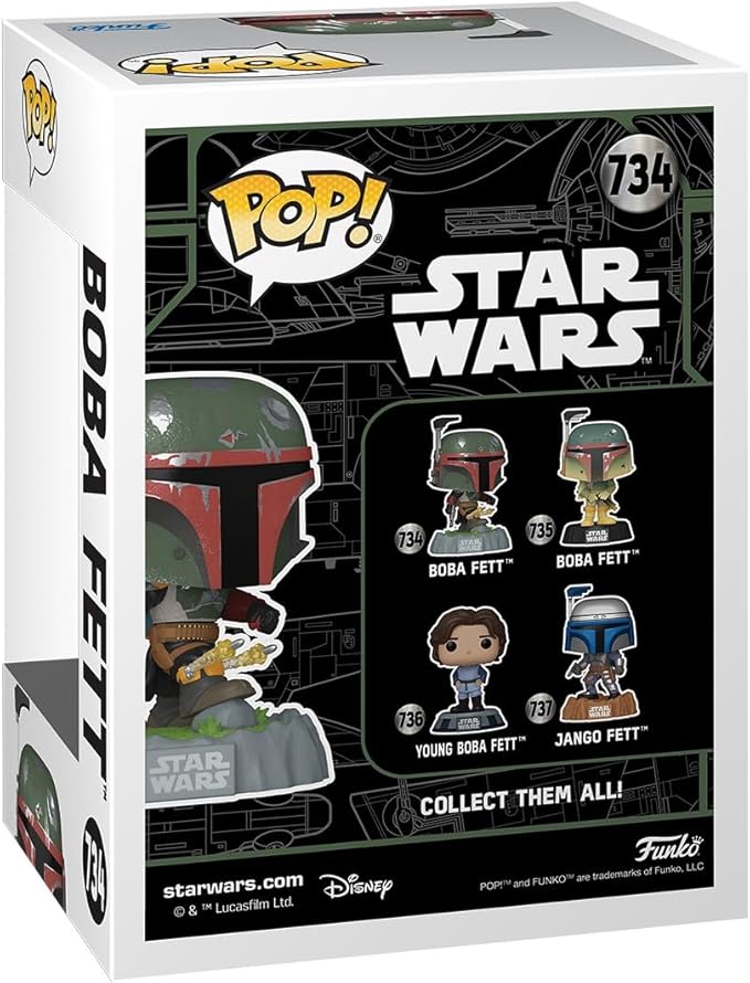 Funko Pop: Star Wars - Boba Fett Con Rodilleras Cohetes