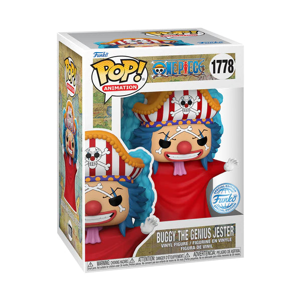 Funko Pop Animation: One Piece - Buggy Post Exclusivo