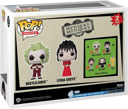 Funko Pop Movies: Beetlejuice 2 - Beetlejuice y Lydia 2 Pack