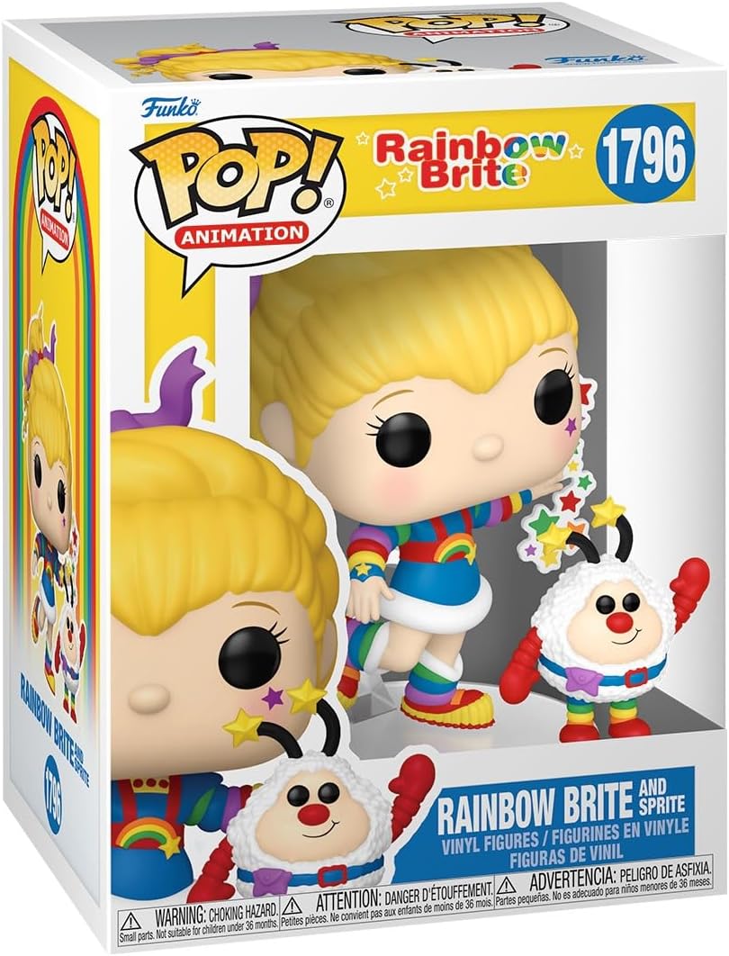Funko Pop y Buddy: Raimbow Brite- Raimbow write y Twink