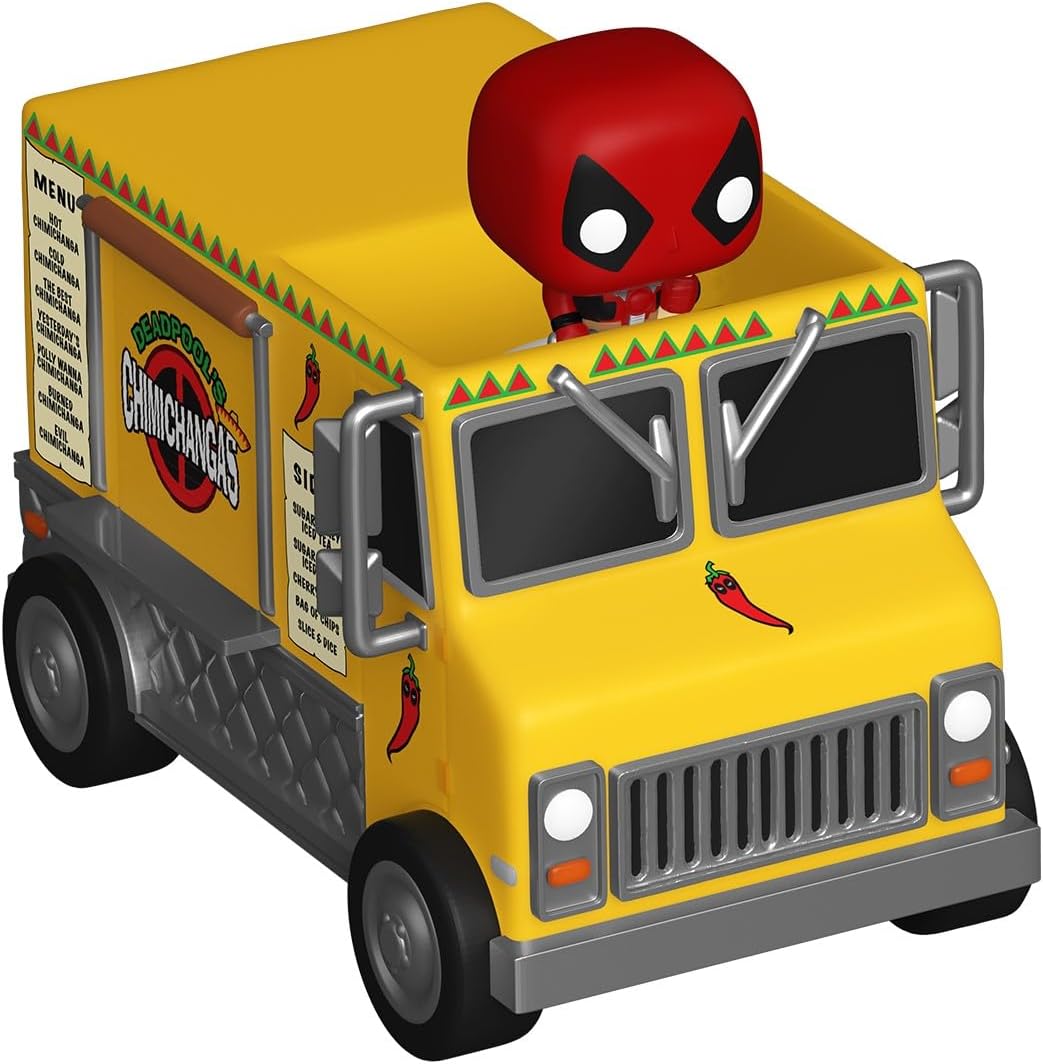 Funko Bitty Pop Ride: Marvel - Deadpool Con Carro De Chimichangas